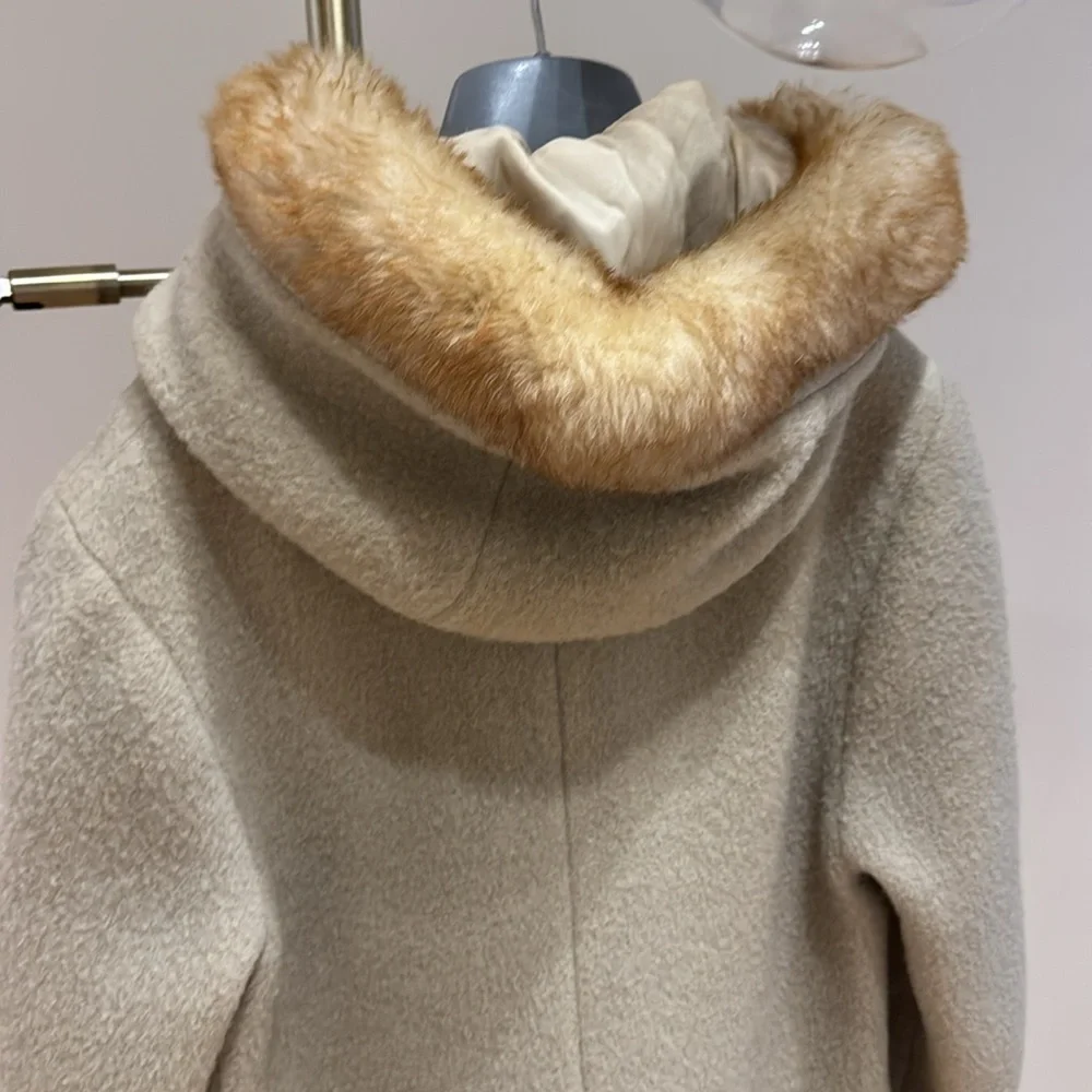 Vintage A.S EVEBØFOSS sandane Norway pure wool coat - Picture 6 of 8